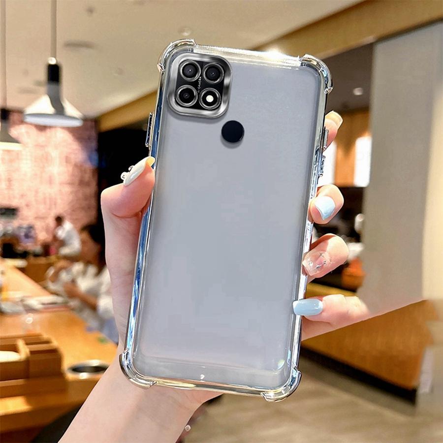 Противоударный чехол с защитой камеры (подушка) для Realme GT 5G 7 7T 14X 11 12 Pro Plus 12X 14 14T 8 9 5 6i 7i C31 Покрытие Силикон ТПУ Прозрачная крышка