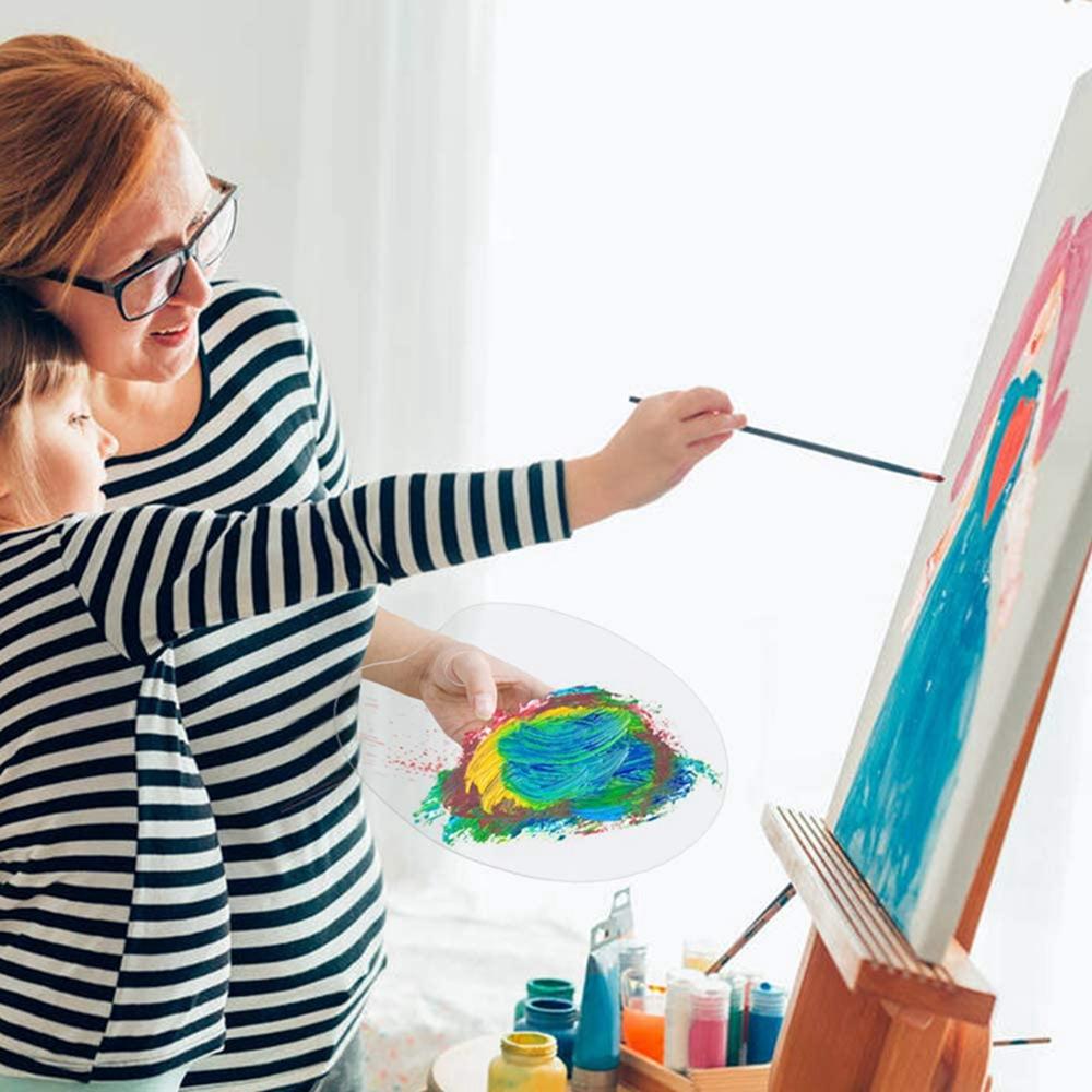 Painted Drawing Supplies Oil Painting Palettes Painting Palette Clear Paint Tray Pigment Pallet