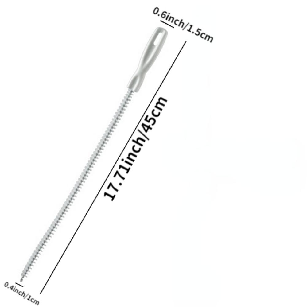 Портативная полоска для выемки труб, 45 см, щетка для волос, складная палочка для чистки раковины, средство для удаления засоров, кухонный инструмент для чистки