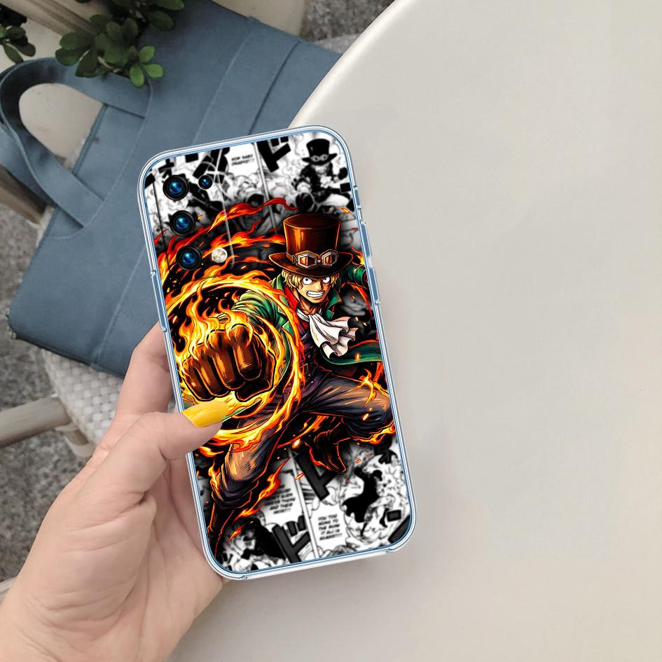 FM42 Чехол-доспех с прозрачной оболочкой One Piece Sabo для Motorola Moto G7 G8 G9 G84 G85 G73 G24 G15 Z2 Play Power Plus