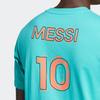Adidas Футболка с изображением иконы Месси, мужская, светло-мятно-зеленая HY8704