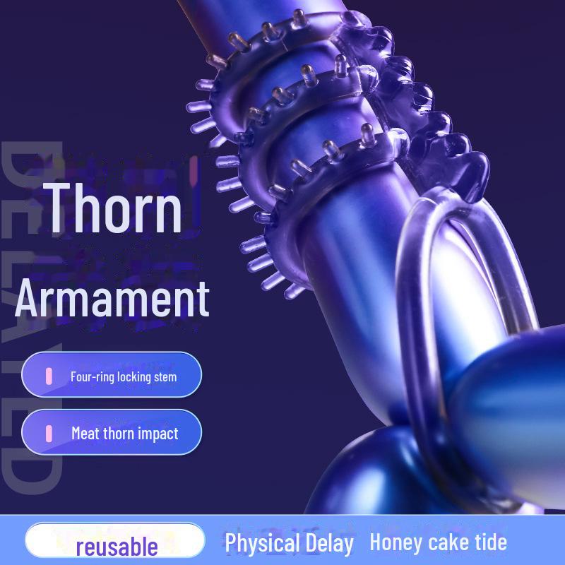 Mystery Ji Thorn Wheel Condom Ring Fun Couple Toy - 300 Pack