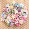 20/50Pcs Artificial Flowers Silk Fake Flowers Heads for Home Decor Wedding Decoration Bride DIY Craft Garland Gift Accessories