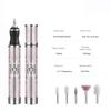 Electric Nail File Machine, Rechargeable Portable Manicure Kit for Home Use, Nail Polish Removal & Shaping