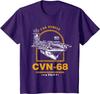 CVN68 USS Nimitz Men TShirt Short Sleeve Casual 100 Cotton ONeck Summer T Shirt Size S3XL