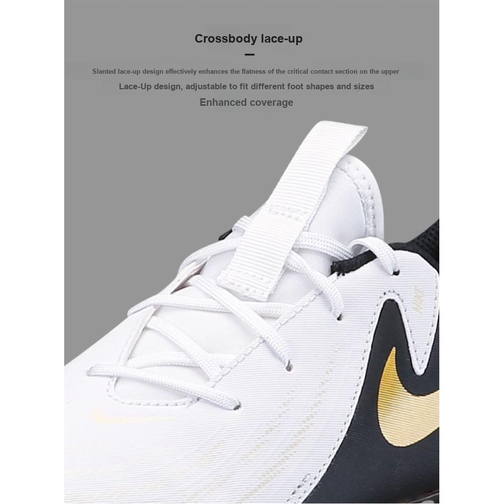 Nike Jr Phantom GX 2 Academy FG/MG Белый Металлик Золотая Монета Черный FD6722-100