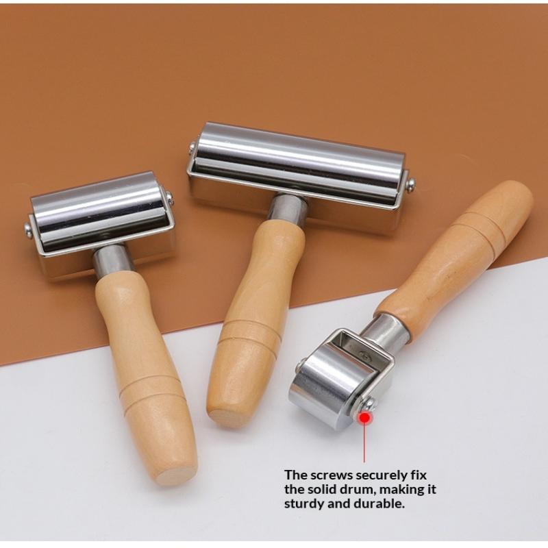 Leather Glue Laminating Roller Leather Press Edge Roller Platen Tools For Craft Diy Laminating Tool For Leather Craft
