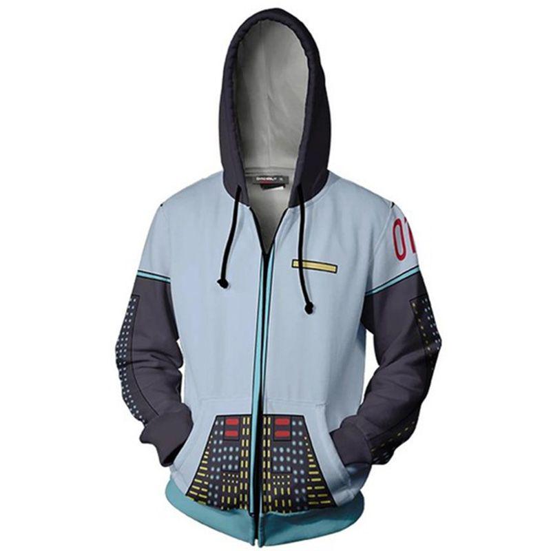 Мику Аниме Хатсунэ Вокалоид Толстовка на молнии Костюм для косплея Куртка Пальто