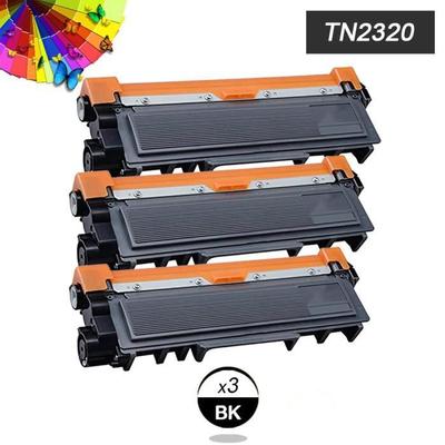 Лазерный тонер-картридж совместимый Brother TN2320 для принтера HL L2300D L2360DN 2700DW - Упаковка 3 шт.