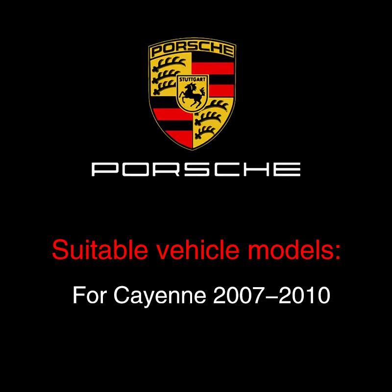 2 шт. Светодиодные проекторные лампы для дверей автомобиля, декоративный атмосферный свет Для Porsche Cayenne Panamera Macan 911 718 Taycan Boxster Cayman