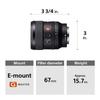 Sony FE 24mm GM Полнокадровый фикс-объектив продукт E-mount F1.4 Широкоугольный (SEL24F14GM)