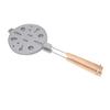 Walnut Cookie Mold Maker 12 Holes Aluminum Alloy Wood Nonstick Flower Shape Oreshki Baking Mold for Kitchen Gas Stove