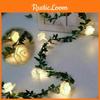 Elegant Warm White Led Rose Flower String Lights With Battery Box For Versatile Decorations