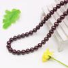 10mm Brown Shell Pearl Round Beads Necklace, Easy Wear Neck Chain,5cm Extension Line, Gifts for Women/girls,Jewelry Making/design