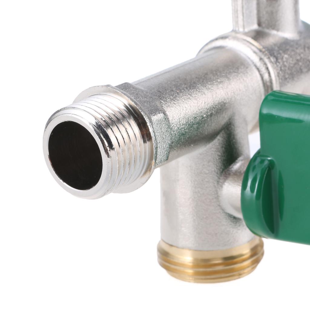 Двойной контроль Садовый шланг Кран с быстросъемными соединениями Нержавеющая сталь Наружный водопроводный кран Универсальный кран Садовый кран