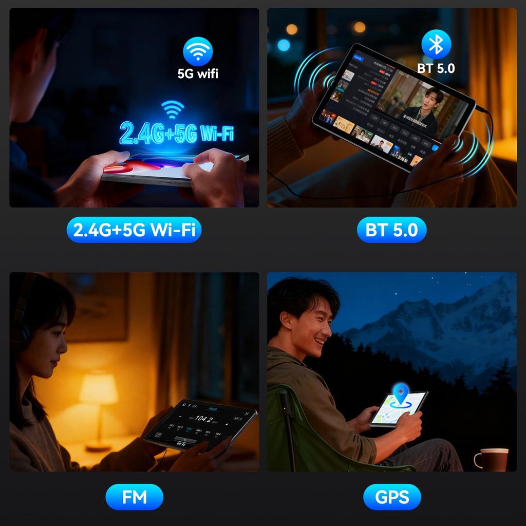 New Android 16 Tablet with 120Hz Large BNCF Unisoc T7200 to 1TB HD IPS Widevine L1 Split Face Wireless Child Protection [2025 Screen] Tablet, 10-inch