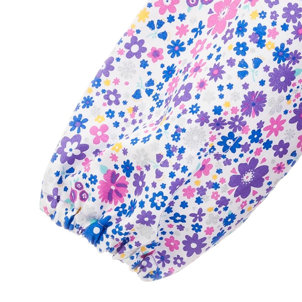 КРАСОЧНЫЙ КОНФЕТНЫЙ СТИЛЬ, праздничный комплект из 2 девочек с цветочным узором, милый длинный рукав, фартук для детского сада для учеников начальной школы