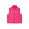 Letter Logo Printed Lining Loose Down Vest Unisex Vests Bright-Pink F51U349903FWI