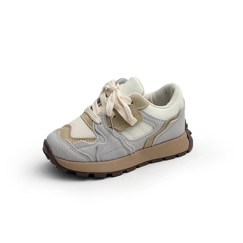 Весна Новый Стиль Девочки Мягкая Подошва Сетка Кроссовки Корейская Версия Мальчики Износостойкие Нескользящие Спортивные Туфли