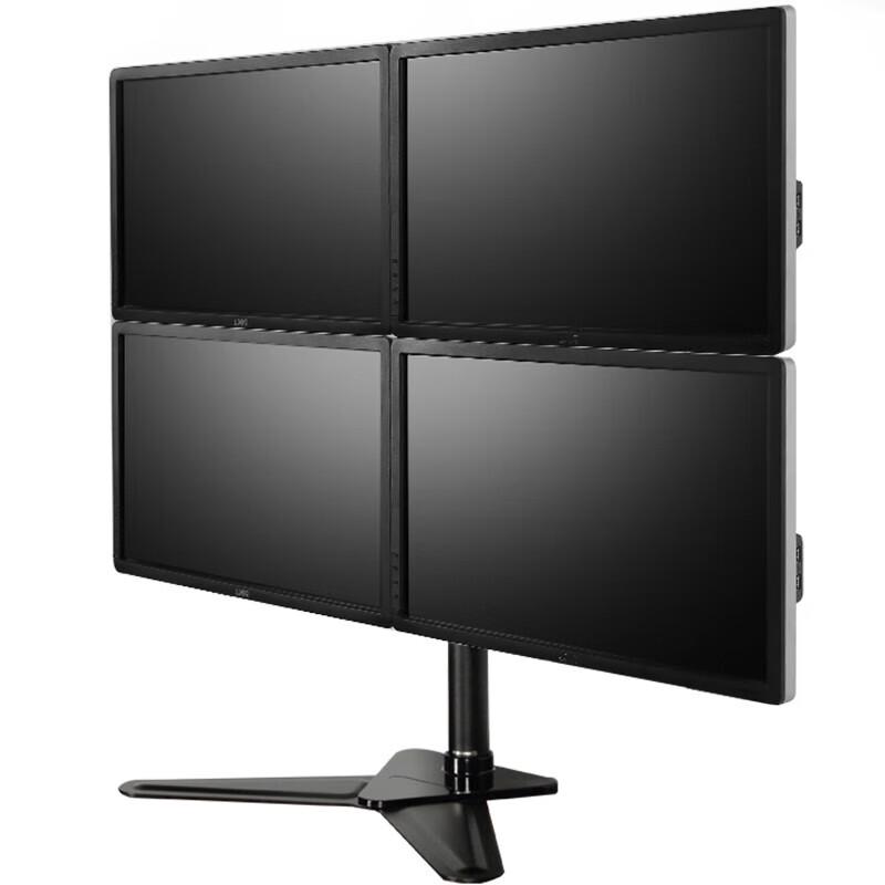 Loctek D2Q Quad Monitor Desk Mount