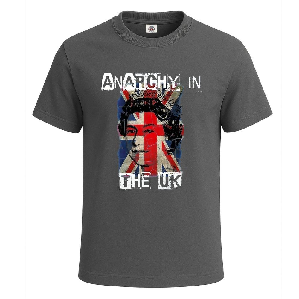 Anarchy in the uk mens punk rock clash union tshirt for mens novelty tee top