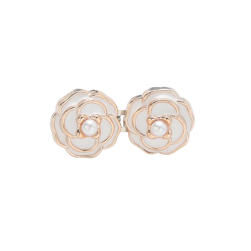 Пряжка для утяжки талии Pearl Camellia для джинсов