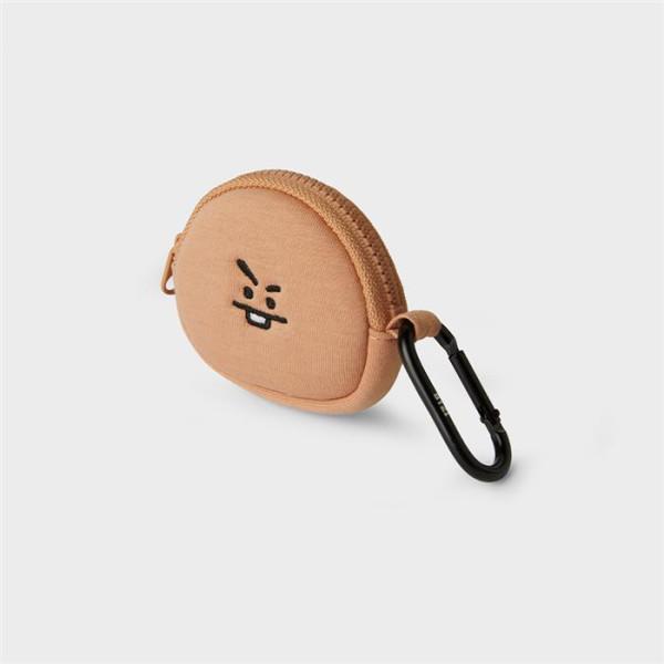 LINE FRIENDS BT21 New Basic SHOOKY Mini Back Cham Pouch