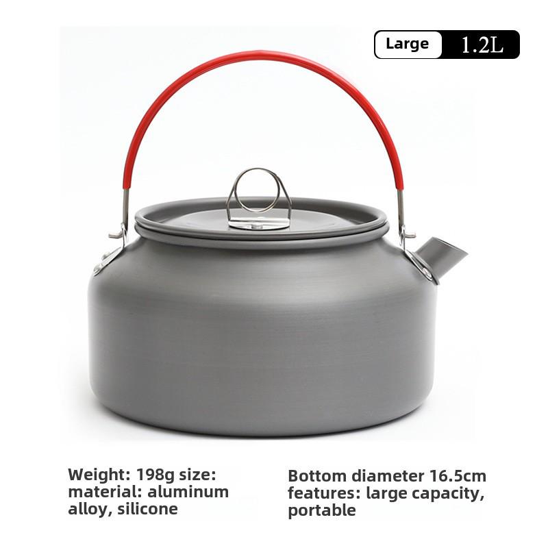 Большой емкости портативный чайник и заварочный чайник для кемпинга на открытом воздухе