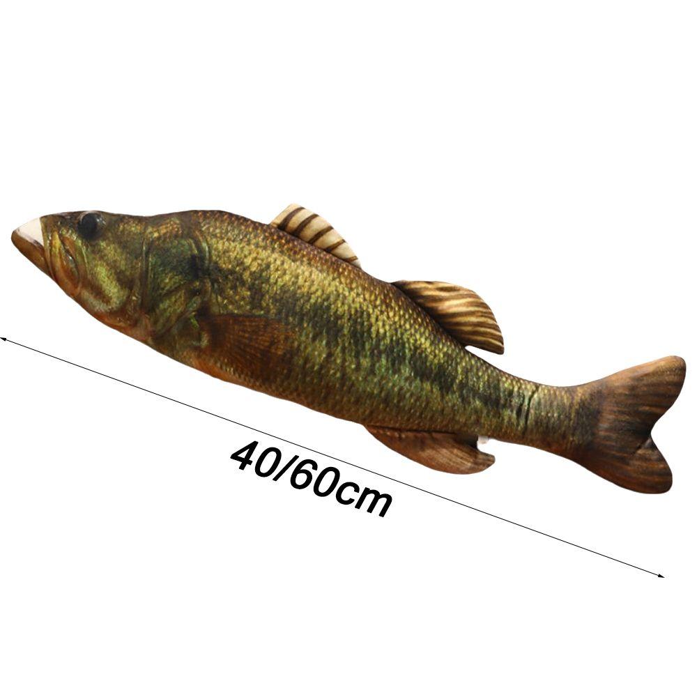 Realistic Stuffed Animal Pillow 40/60cm Carp Plush Pillow Simulation Fish Plush Toy Birthday Gifts