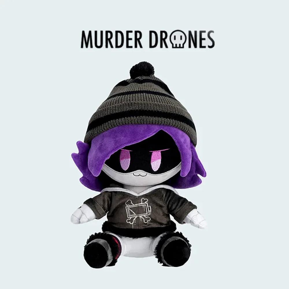 Murder Drones Official Cyn Uzi Plush Toy Glitch Authentic Anime Peripheral Stuffed Pendant Collectible Doll For Anime Game Fans