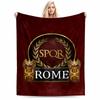 SPQR Rome Emblem Blanket for all seasons blanket lunch break throw gift