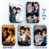 Лазерный значок-идол Yun Yi Xing - Прямоугольная брошь и подвеска для рюкзака