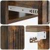 Nightstand Smoked Oak 49 x 34.5 x 20 cm Engineered Wood