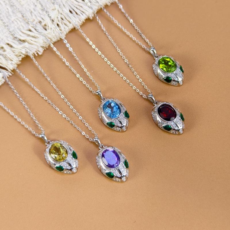 Серебряное ожерелье с клевером S925 для женщин, простое, нишевый дизайн, цепочка на ключицу