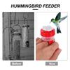 1Pcs Hummingbird Feeder Plastic Flower Shape Handheld Creative Feeding Tool Replacement Feeding Outlet Bird Feeder Accessories