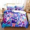2025 Kawaii Muse Dash Bedding Set Single Twin Full Queen King Size Bed Set Adult Kid Bedroom Duvetcover Sets Game Anime Bed Shee