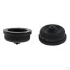 10pcs Diaphragm Replacement Parts for Aquarium Accessory Durable Rubber , Black, 1