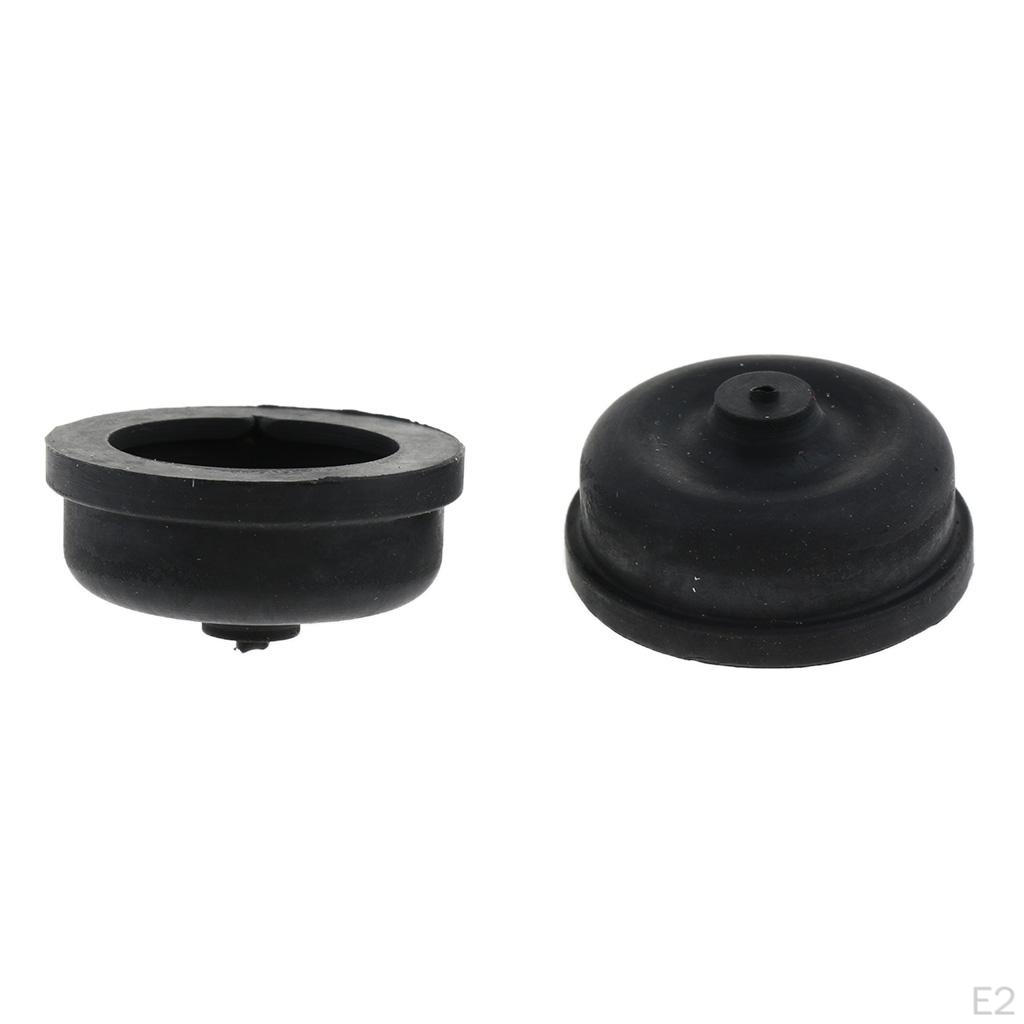 10pcs Diaphragm Replacement Parts for Aquarium Accessory Durable Rubber , Black, 1