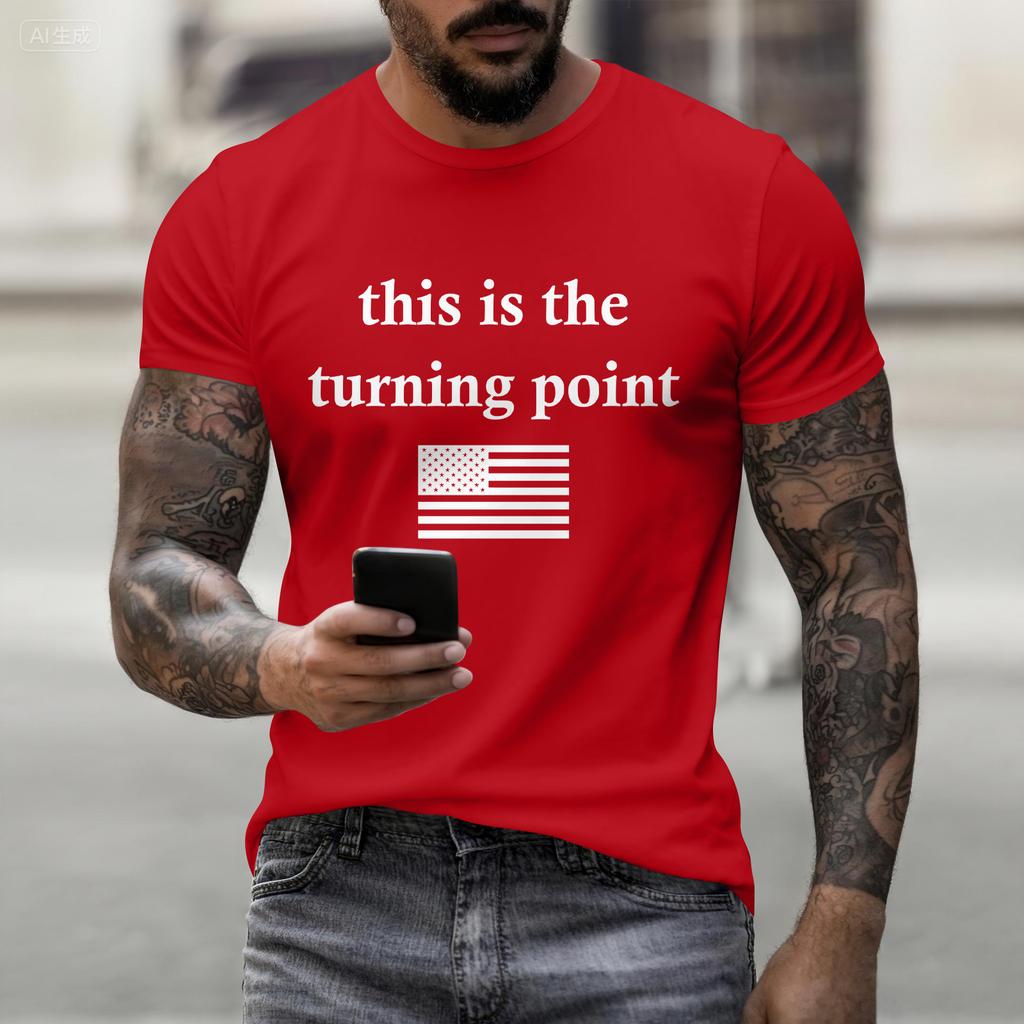 Fashion Round Neck Raglan Short Sleeve Workwear Printed Tops Ladies Summer Tops