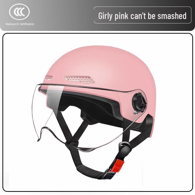 Легкий шлем для электровелосипеда, сертифицированный 3C, для мужчин и женщин — летняя защита от солнца, полушлем