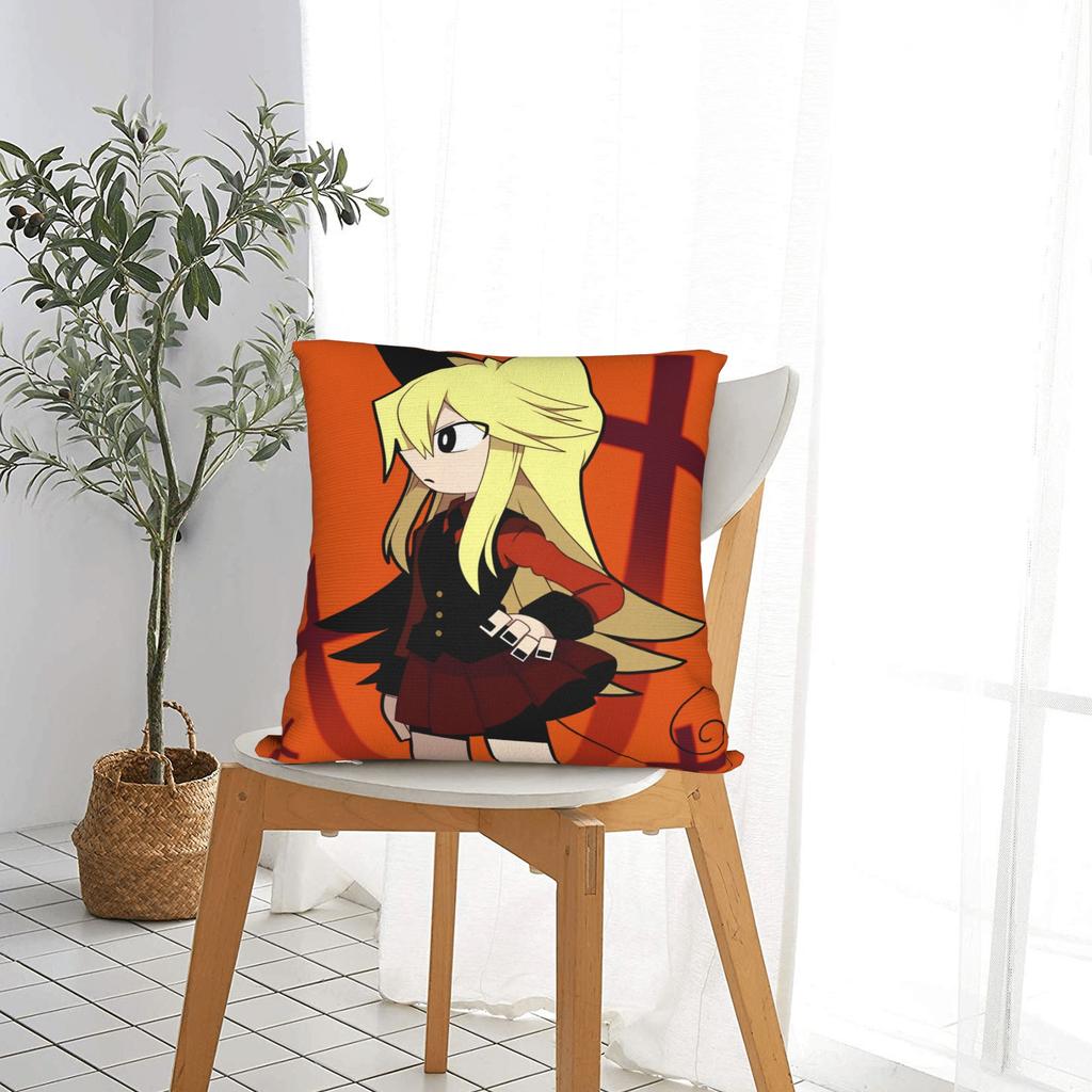 Horror Game M-Mogekos C-Castleds Pillow Cover Funny Pillow Case For Sofa Car Home Decor Soft Pillowcases Gift