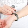 Магнитный плетеный ремешок для Xiaomi Mi Band 10 Аксессуары дышащий нейлоновый браслет ремешок pulseira correas для Xiaomi Mi band 9 8