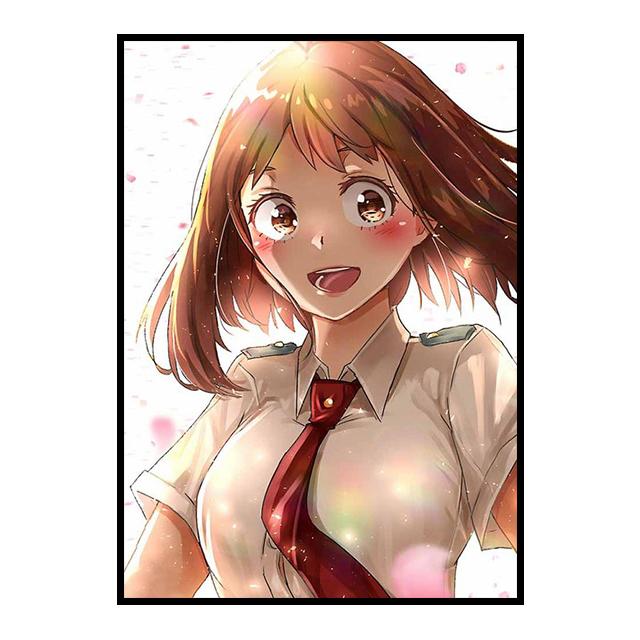 Моя геройская академия декоративная фреска японский аниме постер холст живопись и настенные художественные принты для гостиной для современного домашнего декора без рамки