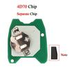 Jingyuqin Пульт для автомобильного ключа для Citroen C1 C2 C3 C4 Для Peugeot 106 206 306 307 107 Для Toyota Aygo 2 Кнопки 433 МГц Чип 4D70/ ID46