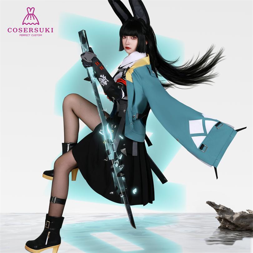 Костюм для косплея Zenless Zone Zero Хосими Мияби, головной убор, наряд для Хэллоуина, карнавала, конвенции