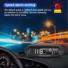 HUD-дисплей X98 Solar, беспроводной, для автомобиля, Head Up Display, цифровой GPS-спидометр, км/ч, миль/ч, сигнализация превышения скорости, питание от солнца