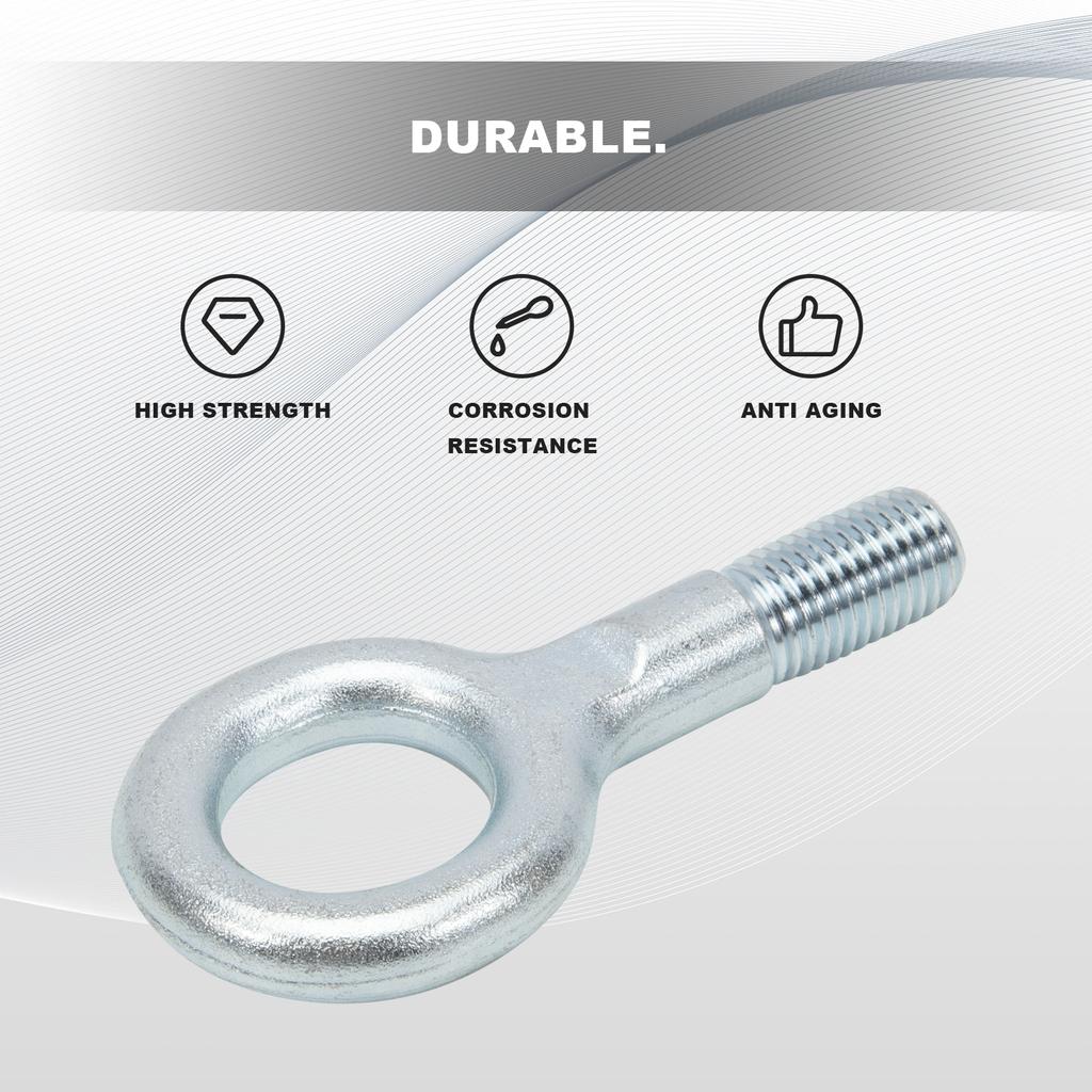 Car Tow Hook 1348135080 674417 Compatible with Relay Boxer Ducato Car Heavy Duty Short Towing Eye Hitch Bumper Trailer Ring Loop