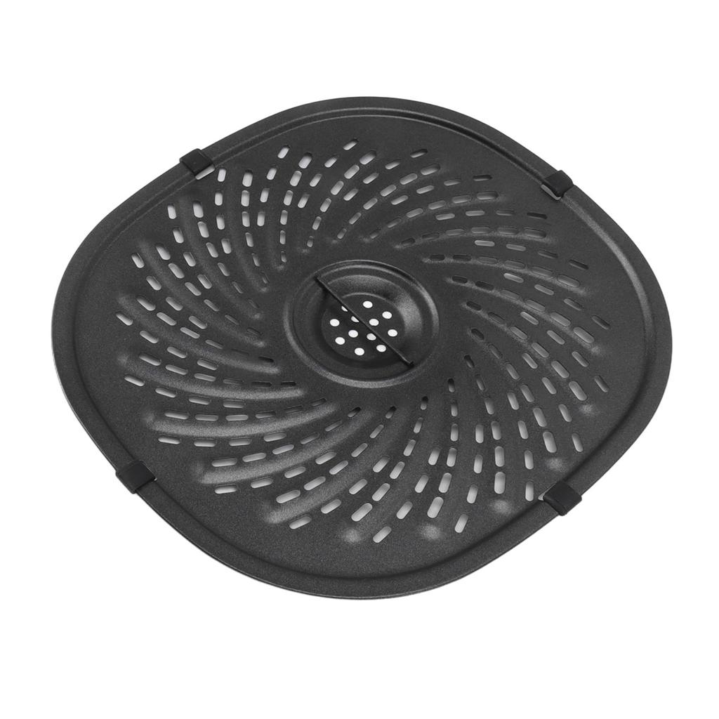 Fryer Grill Pan Replacement Crisper Plate Tray Non Stick Fryer Rack With Oil Brush Silicone Pad