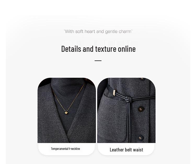 2025 Spring High-End Women's Fashion Two-Piece Set: Elegant Slimming Shirt & Vest Dress ME1861