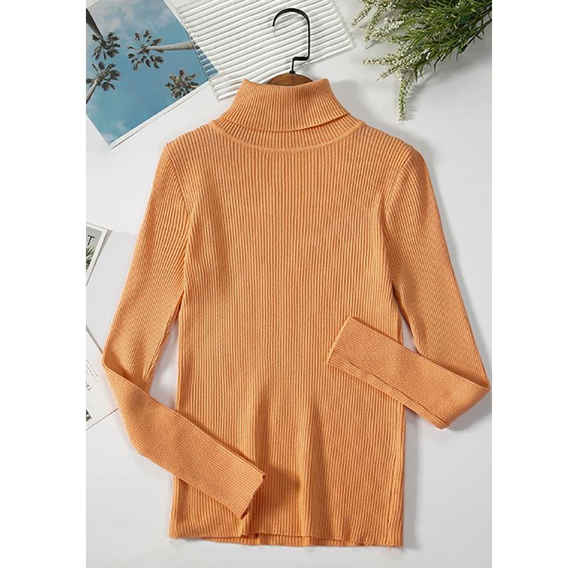 ITOOLIN Женские повседневные мягкие кашемировые эластичные свитера, водолазки, тонкие вязаные пуловеры для женщин, однотонные джемперы, зимние